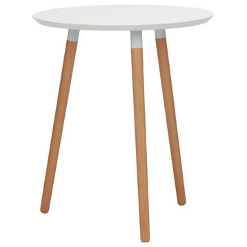 Halo Dining Table, White, Round/27.6''