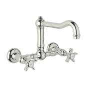 Rohl Wall Mounted Italian Country Kitchen Bridge Faucet