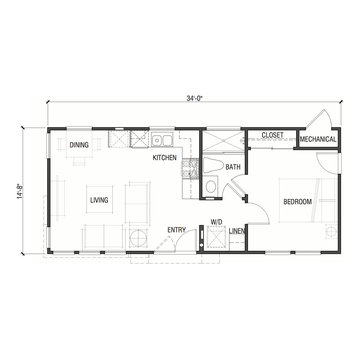 The Piedmont by Perpetual Homes - Floor Plan (ADU)