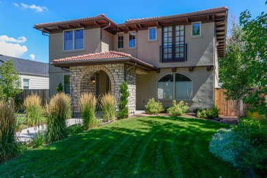 Home design - contemporary home design idea in Albuquerque