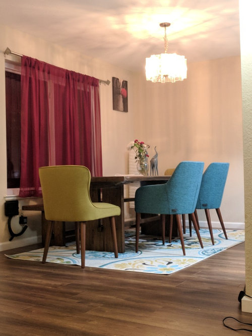 What Color Goes With Teal Green Curtains