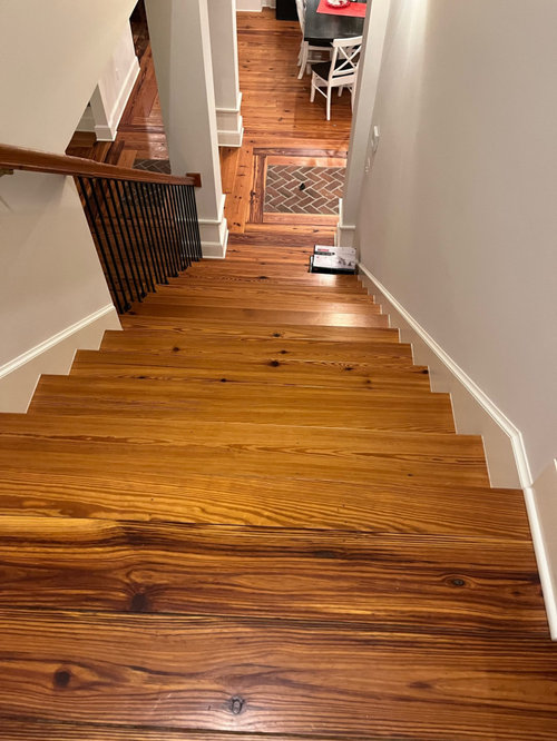 Upstairs and downstairs flooring?