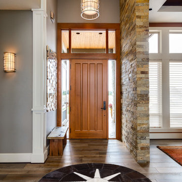 ROUND Cowhide Patchwork Area Rugs