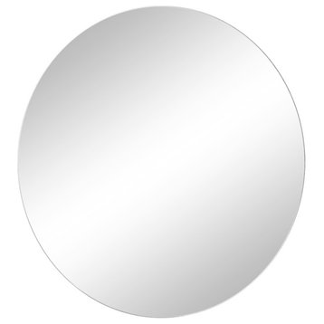 22" Round Frameless Mirror