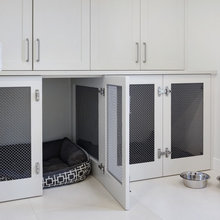 Dog Crate Built-In