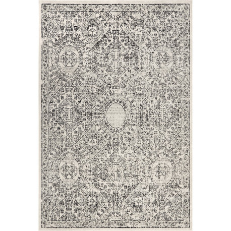 Nuloom Vintage Minta Transitional Area Rug, Grey 8'x10'