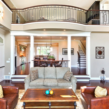 Transitional-Craftsman Custom Luxury Home Overlooking West Bay