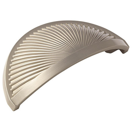 Sea Grass 3" 76 mm Center-to-Center Satin Nickel Cabinet Cup Pull