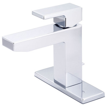 Mod Single Handle Bathroom Faucet,Polished Chrome