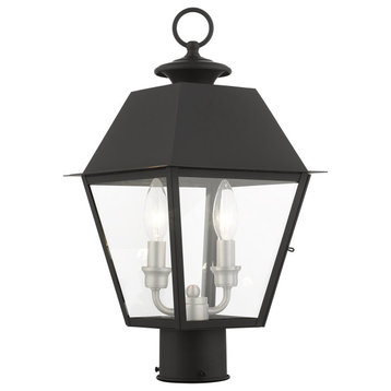 Black Classic, Colonial, Historical, Timeless Outdoor Post Top Lantern
