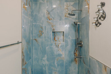 Inspiration for a coastal home design remodel in Portland