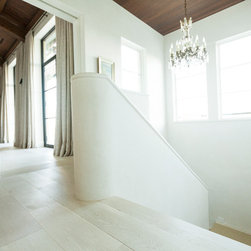 Wide Plank Custom White Finish Northern White Oak Hardwood Flooring - Products