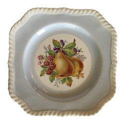 Johnson Bros - Old English - Square Fruit Plates - Plants
