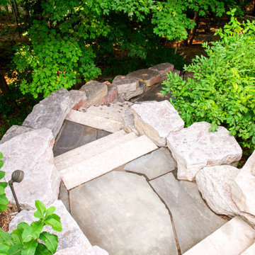 Contemporary Stone Steps - Brookfield, WI
