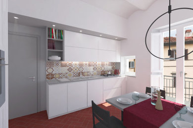 Design ideas for an eclectic kitchen in Florence.