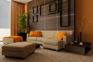 Inspiration for a mid-sized contemporary living room remodel in San Francisco