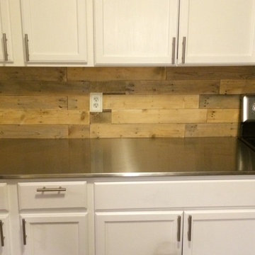 Howell's custom stainless steel countertops