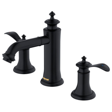 Karran USA KBF474 Vineyard 1.2 GPM Widespread Bathroom Faucet - Matte Black