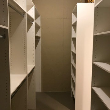 Daughters Walk-in Closet & Basement Storage Closet