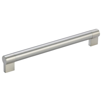 Twin Bar Style Brushed Nickel Pull 12-5/8" Hole Centers, 13-5/8" Long, 5