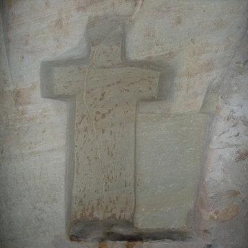 mur sablé du troglodyte