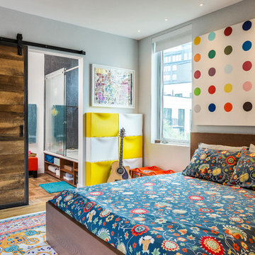 Barn Door Master Bath