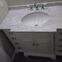 restroom remodel jan-2015 - Bathroom Vanities And Sink Consoles