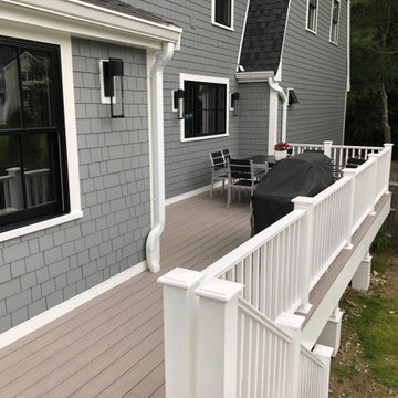 James Hardie Siding with Pella Windows and new deck