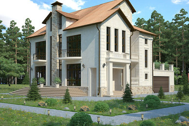 Реконструкция фасада частного дома в г. Москва
