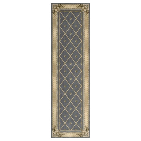 Nourison Ashton House Blue Area Rug, Rectangular 2'x2'9"