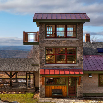 Stone Tower & Kitchen Addition
