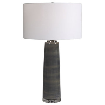 Uttermost Seurat Charcoal Table Lamp 28413