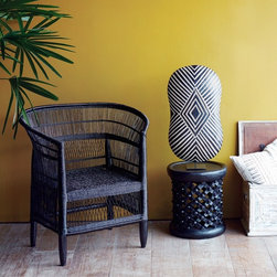 Nomad Tribe - Africa Black Malawi Chair - Armchairs And Accent Chairs
