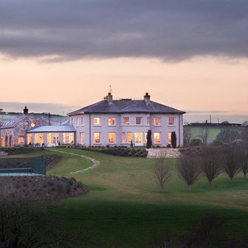 New country house set on top of a drumlin