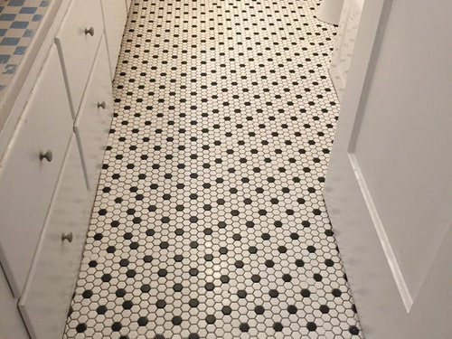 Contractor Installed Hexagon Tile, Best Way To Lay Hexagon Floor Tile