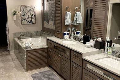 Example of a bathroom design in Other