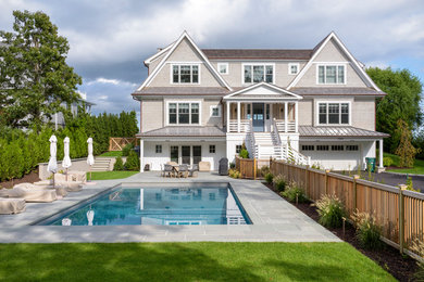 Inspiration for a pool remodel in New York