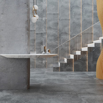 Manhattan, NY | A Building Lobby, Contemporary Minimalism