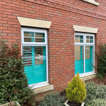Custom Coloured Full Height Shutters