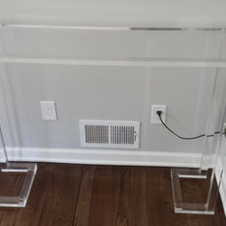 1.5" Console table, open frame base - Living Room Furniture