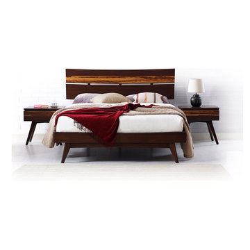 Azara Platform Bed, Sable