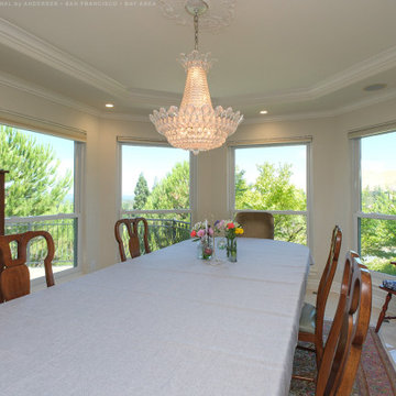 Traditional Dining Room with New Windows - Renewal by Andersen San Francisco Bay