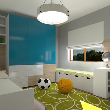 Football themed bedroom