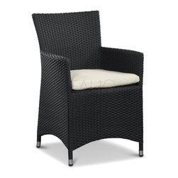LETIZIA DINING CHAIR 2-PACK - BLACK - Outdoor Lounge Chairs