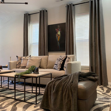 Neutrally Nuanced Living Room