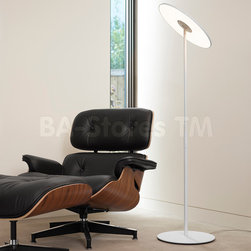 Circa Floor Lamp with ABS Shade - Floor Lamps