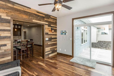 Example of a mountain style home design design in Other