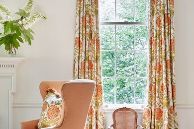 Inspiration for a timeless living room remodel in Atlanta