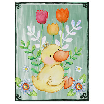 Valarie Wade 'Duckie' Canvas Art, 24"x18"