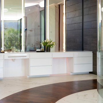 Serenity Indian Wells luxury desert home modern bathroom vanities